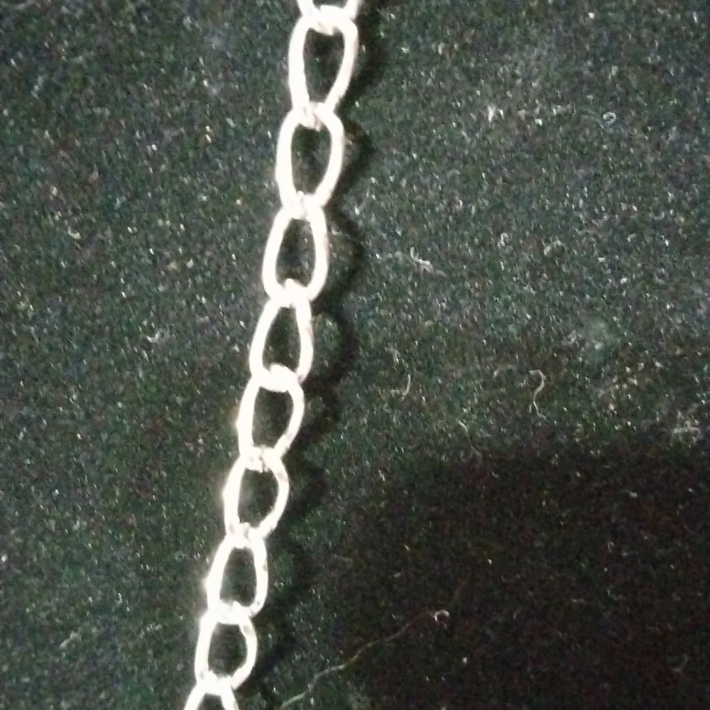 Silver plated chain necklace 18" NWT (sku 429) - Picture 2 of 4
